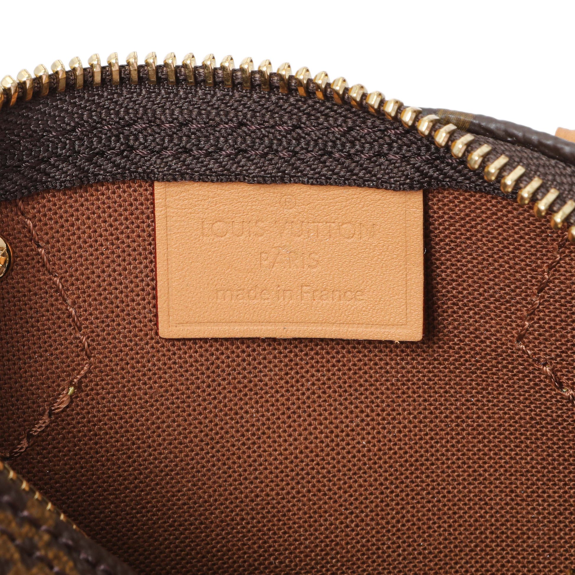 Exclusive Louis Vuitton Monogram Nano Speedy — Detail View