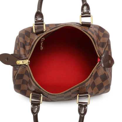 Exclusive Louis Vuitton Damier Ebene Speedy 25 — Top View
