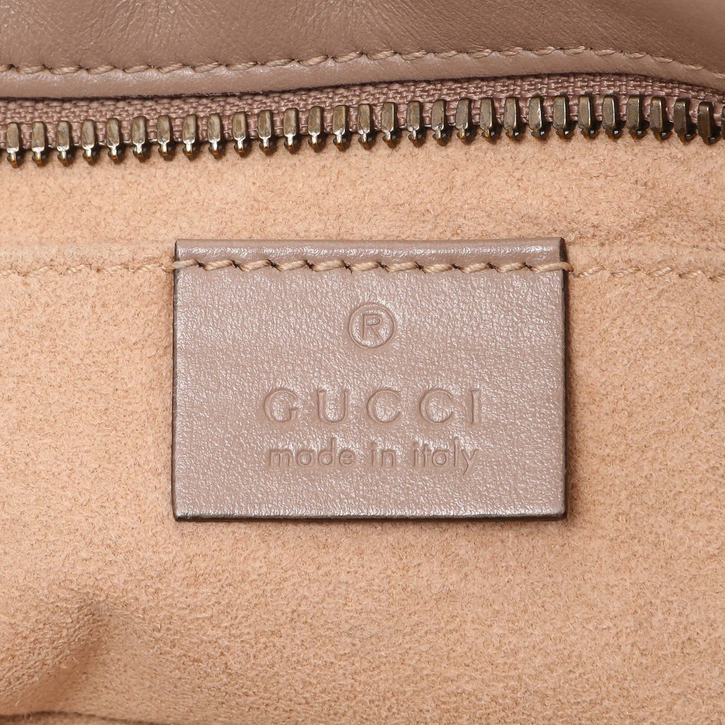 Exclusive Gucci Porcelain Rose Calfskin Matelasse Small GG Marmont Chain Shoulder Bag — Alternate View 9