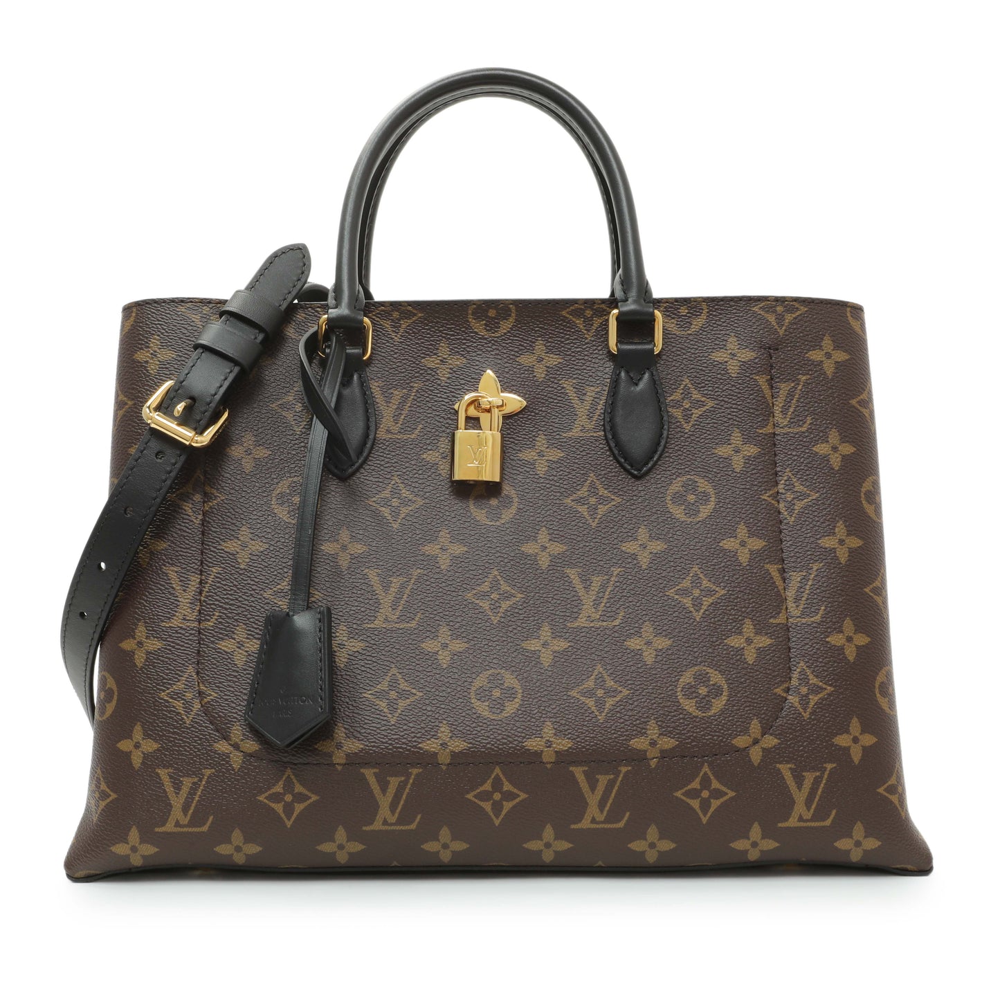 Exclusive Louis Vuitton Monogram Flower Tote — Front View