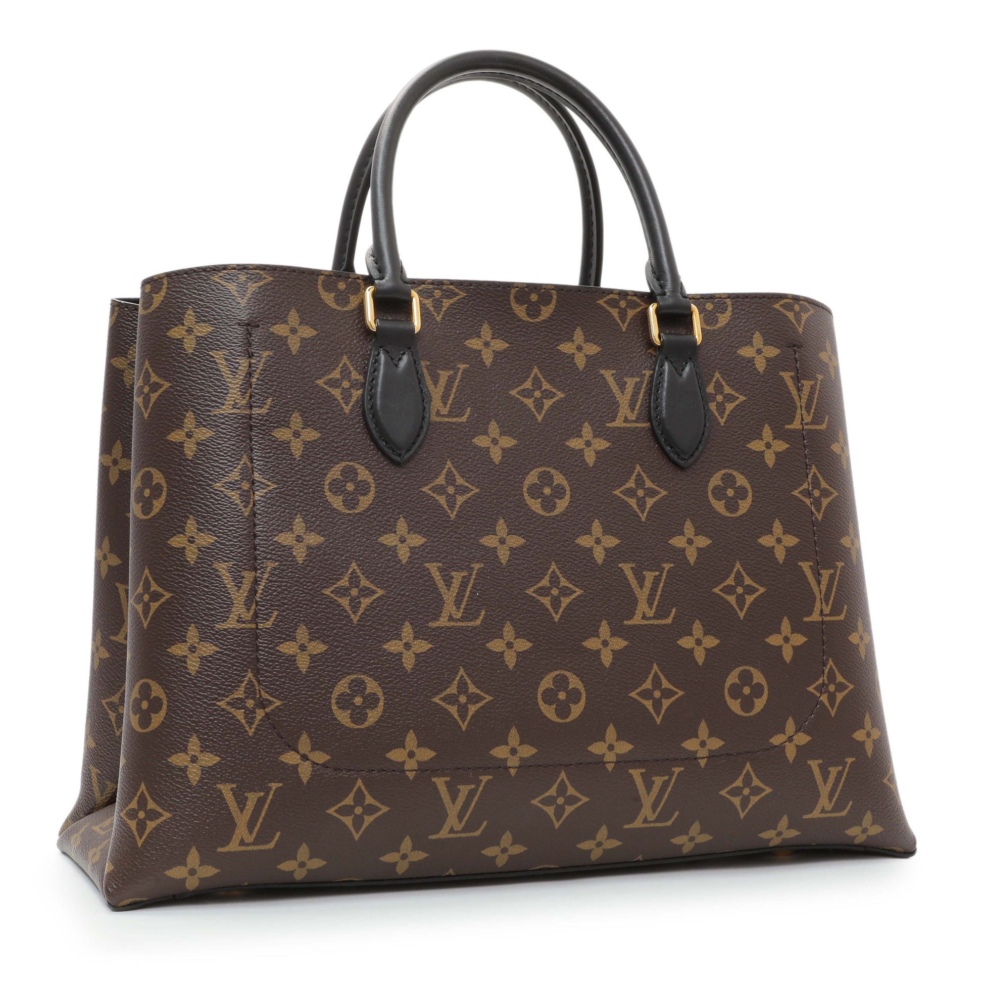 Exclusive Louis Vuitton Monogram Flower Tote — Side View