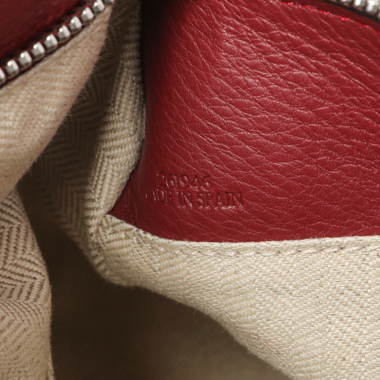Exclusive Loewe Burgundy Calfskin Small Puzzle Bag — Alternate View 10