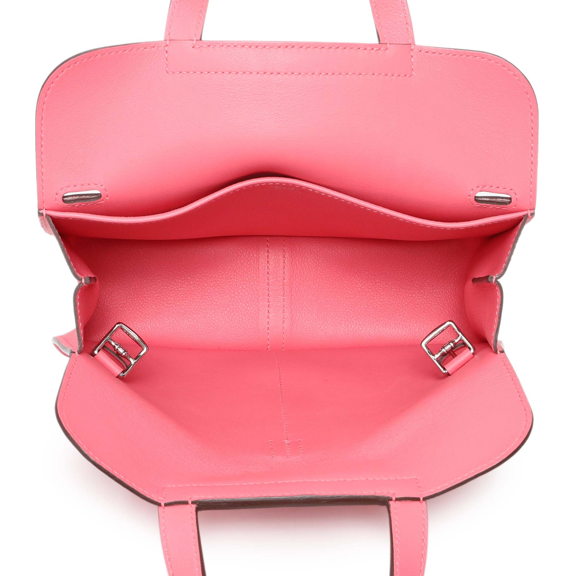 Exclusive Hermes Rose Azalee Evercolor Halzan 25 — Alternate View 8