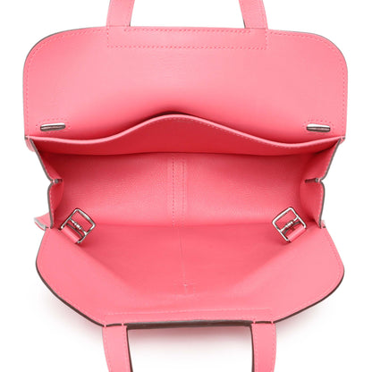 Exclusive Hermes Rose Azalee Evercolor Halzan 25 — Alternate View 8
