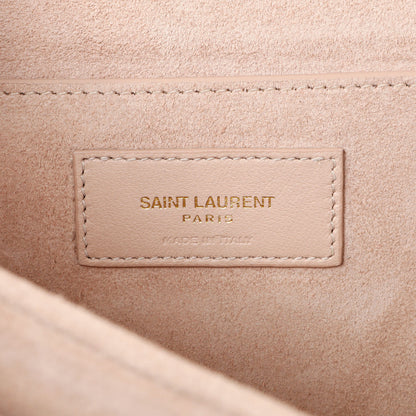Exclusive Saint Laurent Marble Pink Smooth Calfskin Suede Medium Bellechasse Bag — Alternate View 10