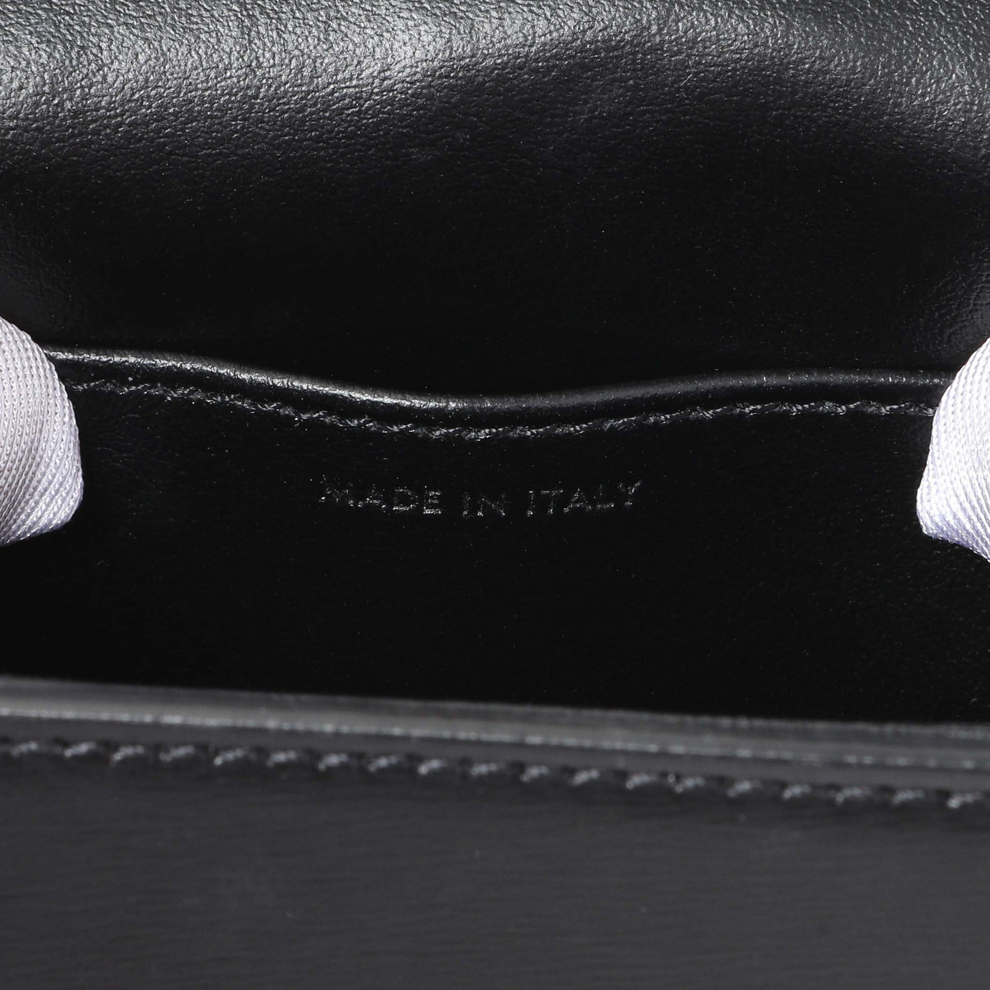 Exclusive Celine Black Shiny Calfskin Mini Claude — Alternate View 7