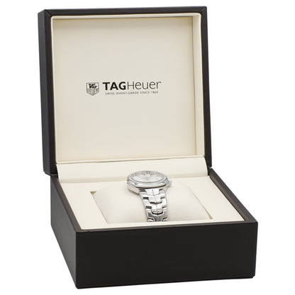 Exclusive Tag Heuer Stainless Steel Diamond Link Quartz WBC1314.BA0600 — Detail View
