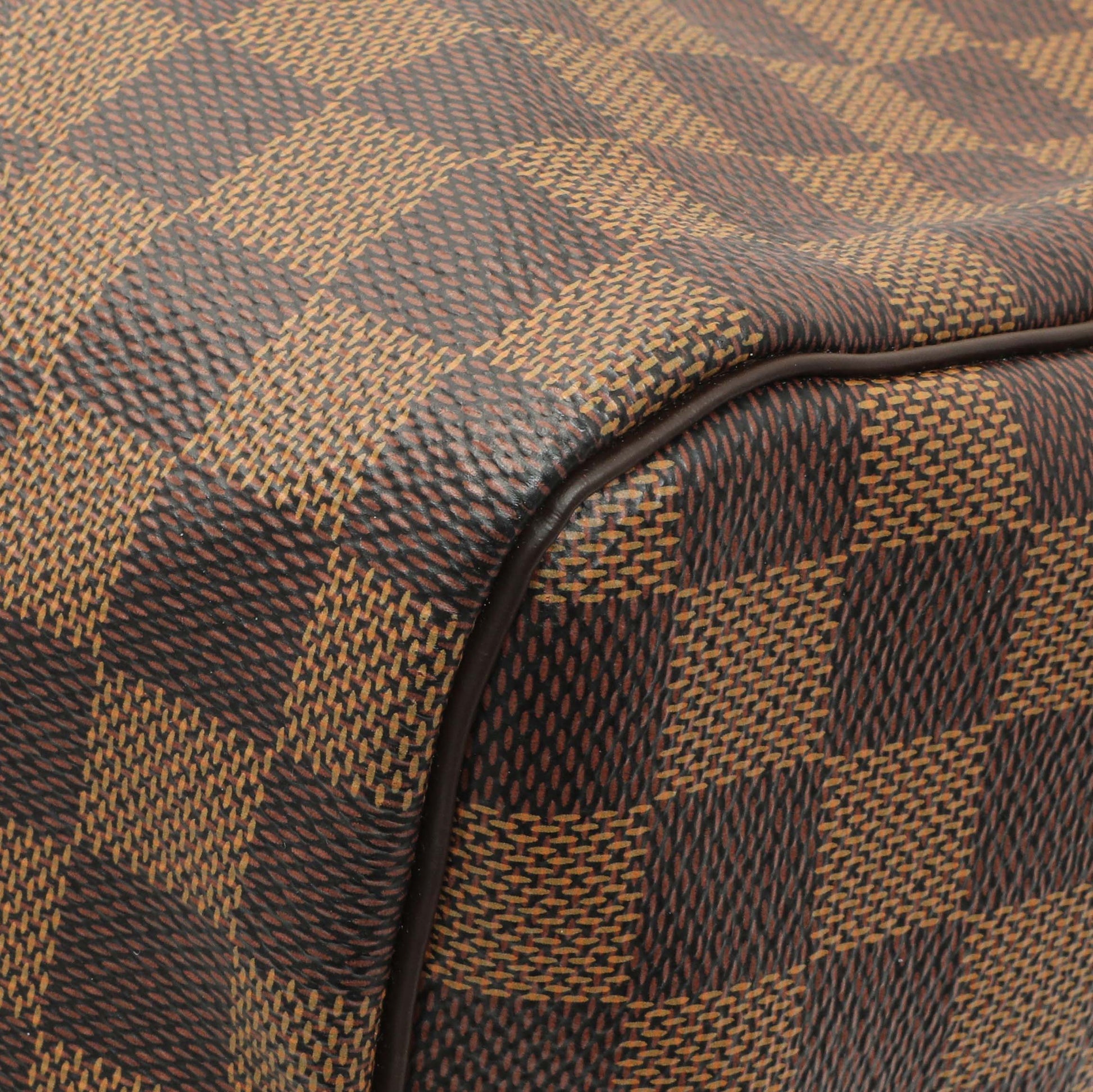 Exclusive Louis Vuitton Damier Ebene Speedy 30 Bandouliere — Detail View