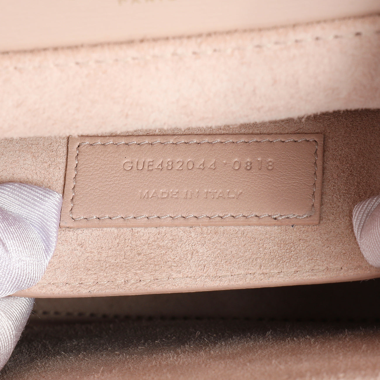Exclusive Saint Laurent Marble Pink Smooth Calfskin Suede Medium Bellechasse Bag — Alternate View 11