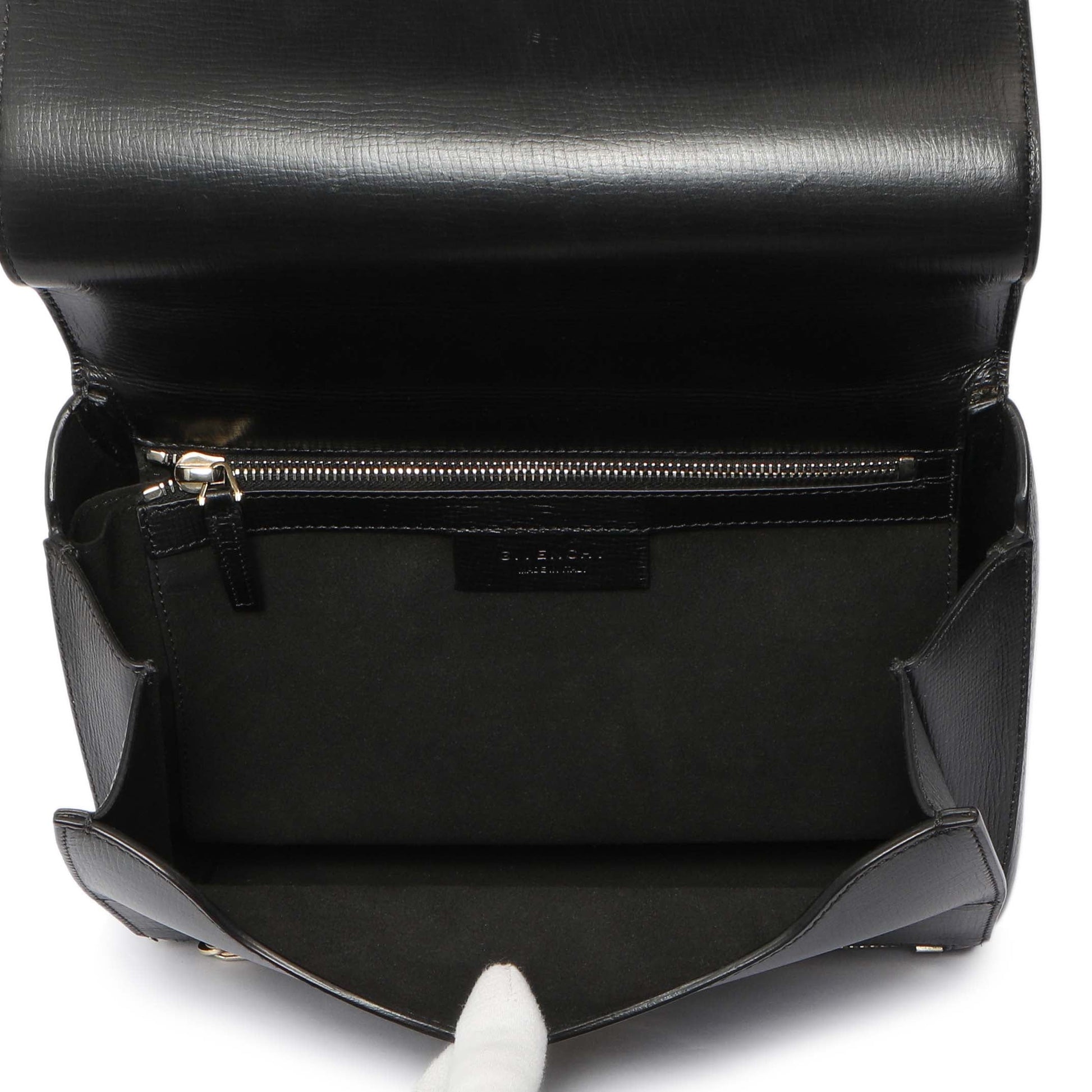 Exclusive Givenchy Black Calfskin Medium Pandora Box — Top View