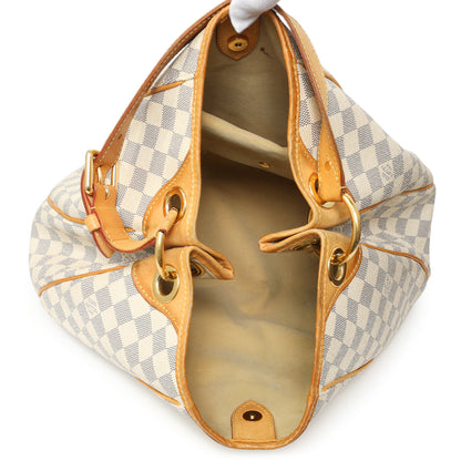 Exclusive Louis Vuitton Damier Azur Galliera PM — Back View