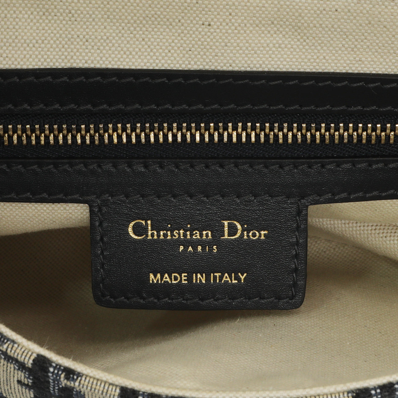 Exclusive Christian Dior Blue Oblique Saddle Bag — Alternate View 7