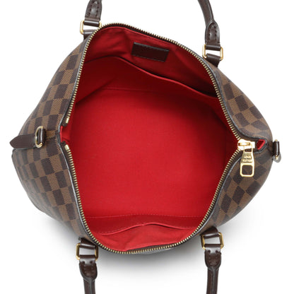 Exclusive Louis Vuitton Damier Ebene Siena MM — Top View