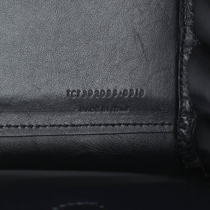 Exclusive Saint Laurent Calfskin Crocodile Embossed Nano Sac De Jour — Alternate View 10