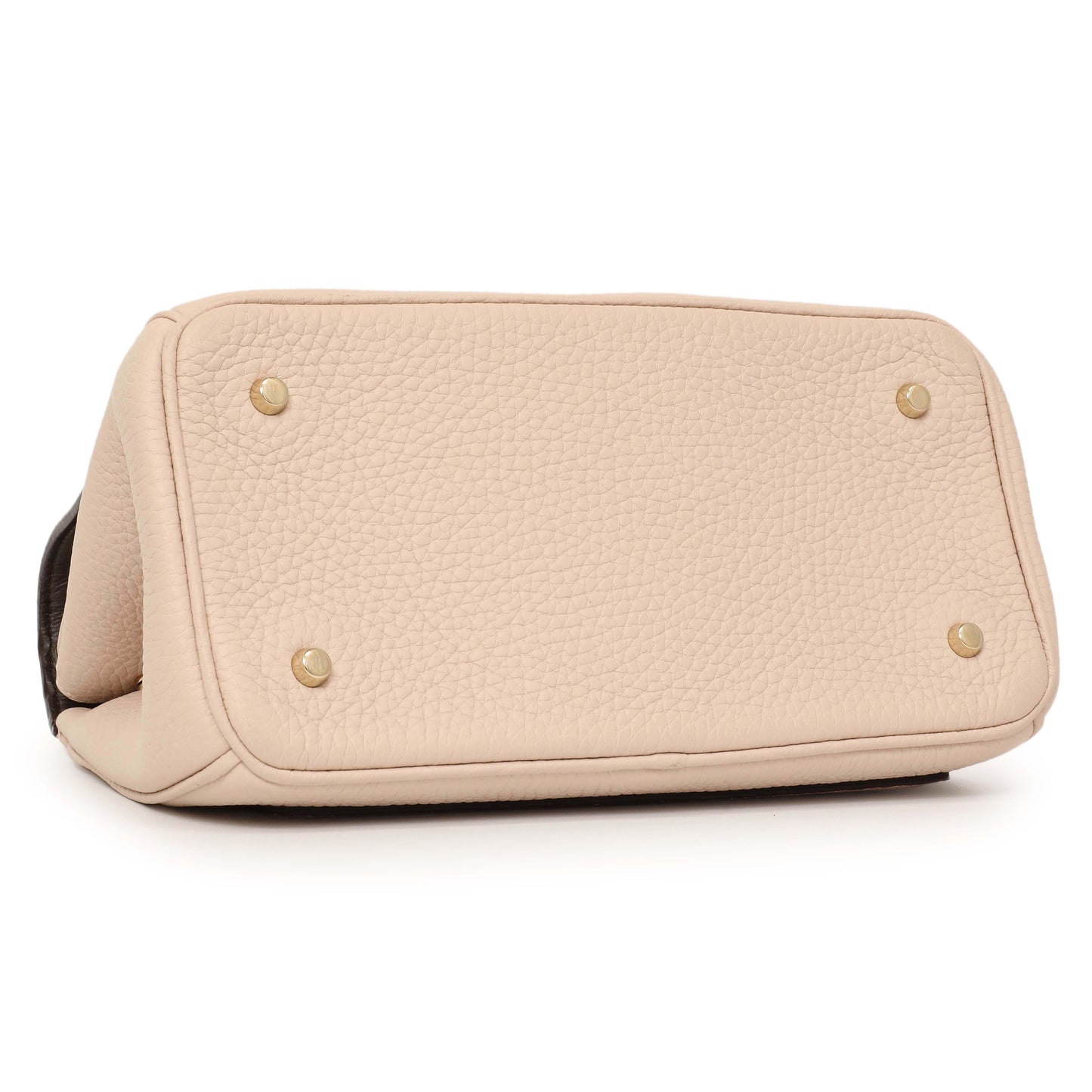 Exclusive Christian Dior Rose Poudre Bullcalf Mini Be Dior Flap — Back View