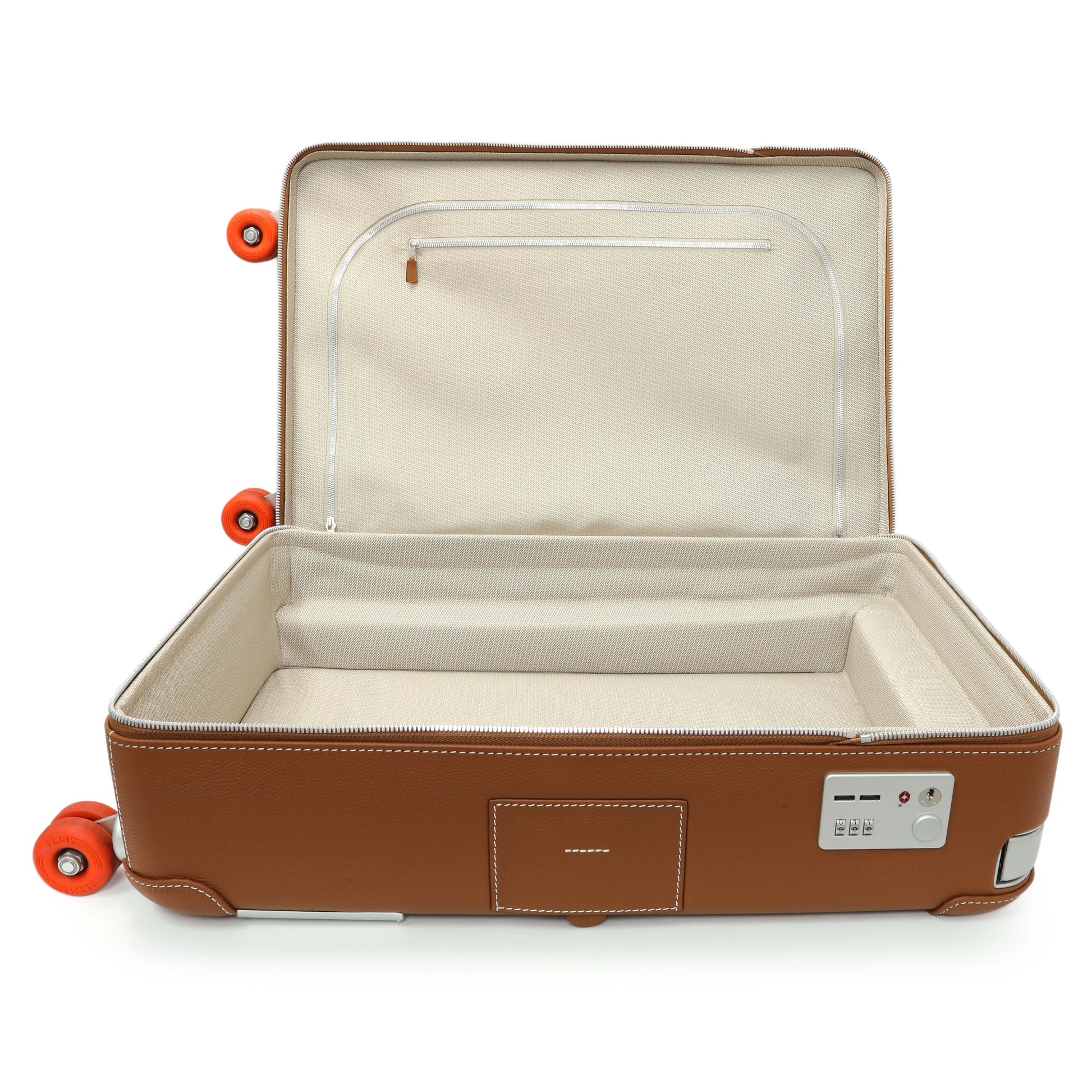 Exclusive Hermes Canvas Taurillon Regate RMS Cargo Cabin Suitcase — Top View