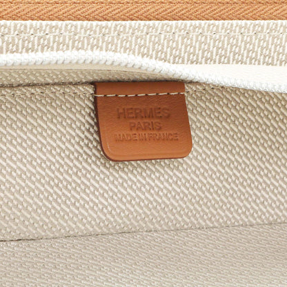 Exclusive Hermes Canvas Taurillon Regate RMS Cargo Cabin Suitcase — Detail View