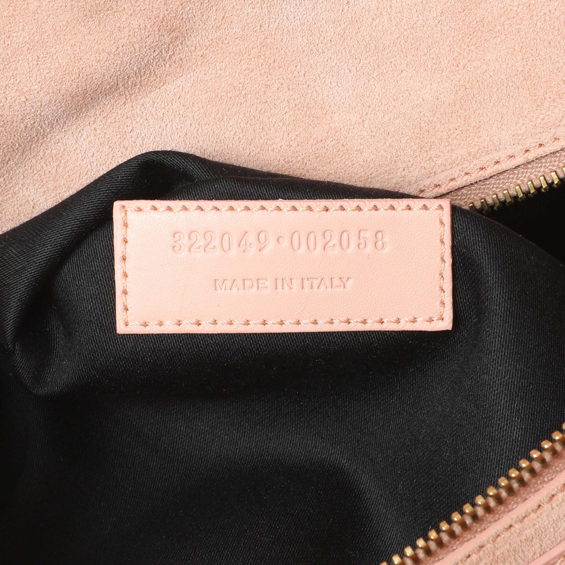 Exclusive Saint Laurent Peach Calfskin Classic Baby Duffle — Alternate View 10