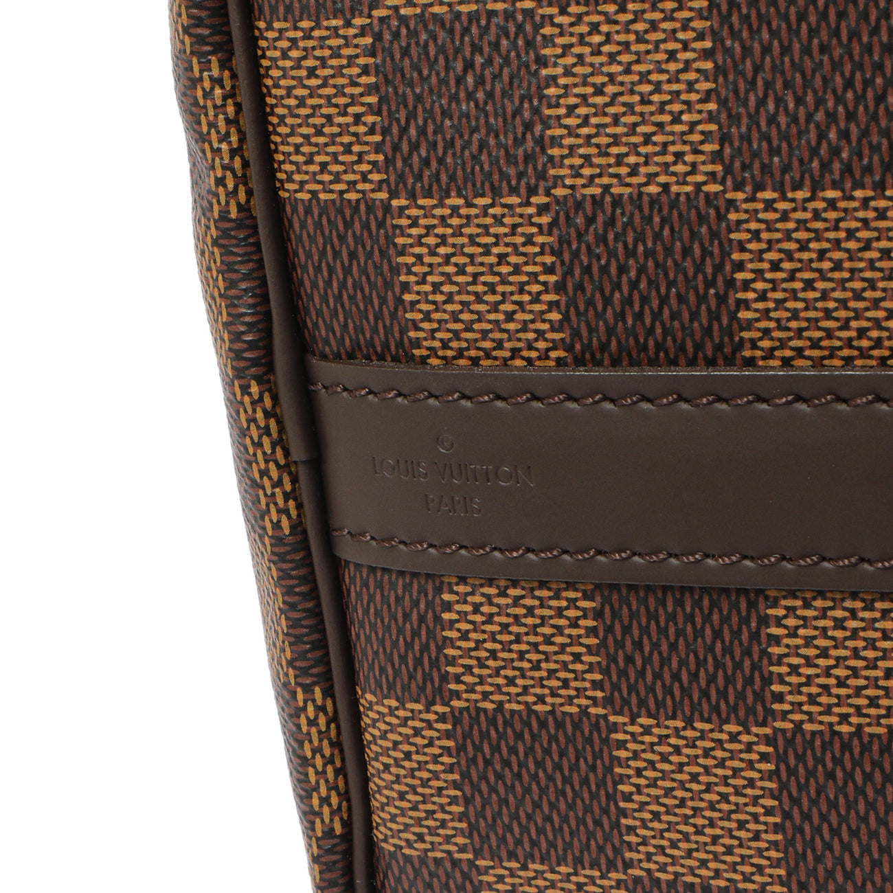 Exclusive Louis Vuitton Damier Ebene Speedy Bandouliere 25 — Alternate View 9