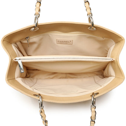 Exclusive Chanel Beige Quilted Caviar Grand Shopping Tote GST — Alternate View 8