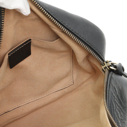 Exclusive Gucci Black Calfskin Matelasse Small GG Marmont Chain Shoulder Bag — Alternate View 11