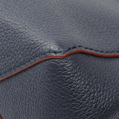 Exclusive Louis Vuitton Navy Calfskin Lockme II Chain Bag BB — Alternate View 7