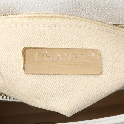 Exclusive Chanel White Quilted Caviar Chic Affinity Flap — Alternate View 9