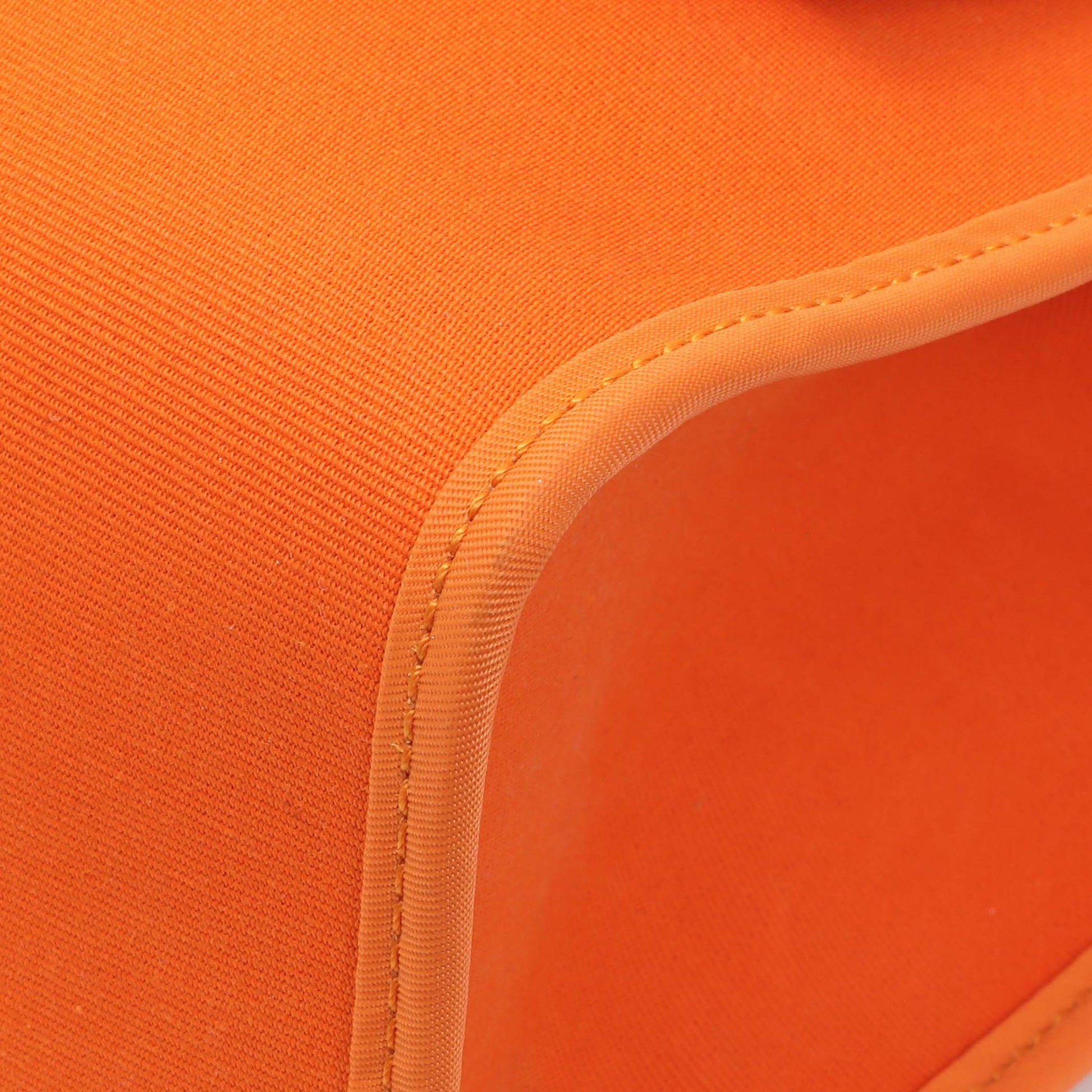 Exclusive Hermes Vache Hunter Toile Herbag Zip 31 — Alternate View 8