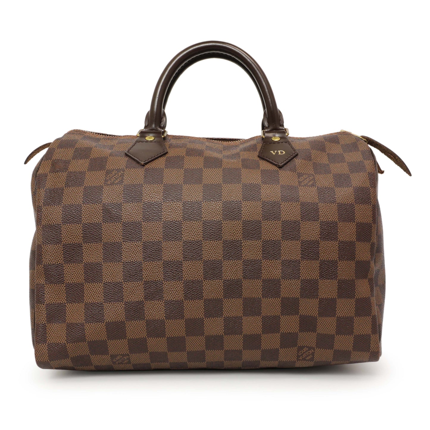 Exclusive Louis Vuitton Damier Ebene Speedy 30 — Front View