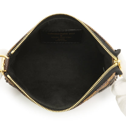Exclusive Louis Vuitton Damier Paillettes Mini Pochette Accessories — Top View