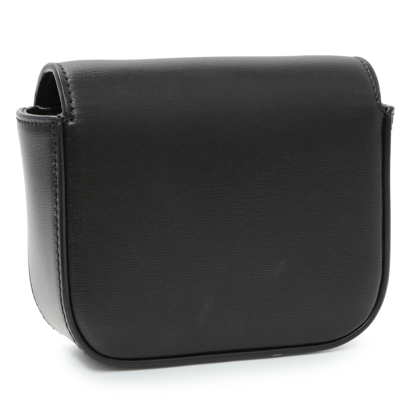 Exclusive Celine Black Shiny Calfskin Mini Claude — Side View