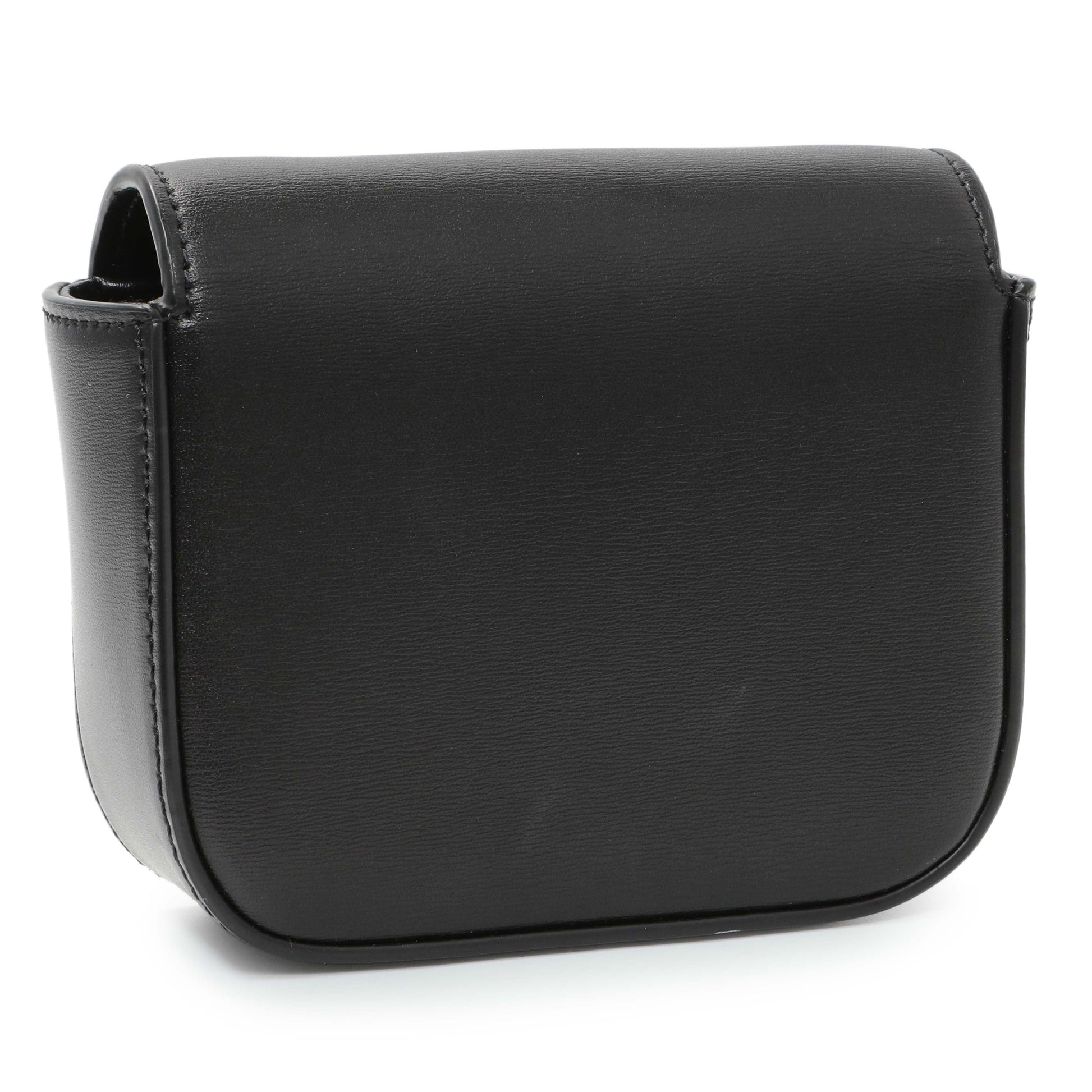 Exclusive Celine Black Shiny Calfskin Mini Claude — Side View