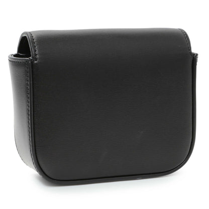 Exclusive Celine Black Shiny Calfskin Mini Claude — Side View