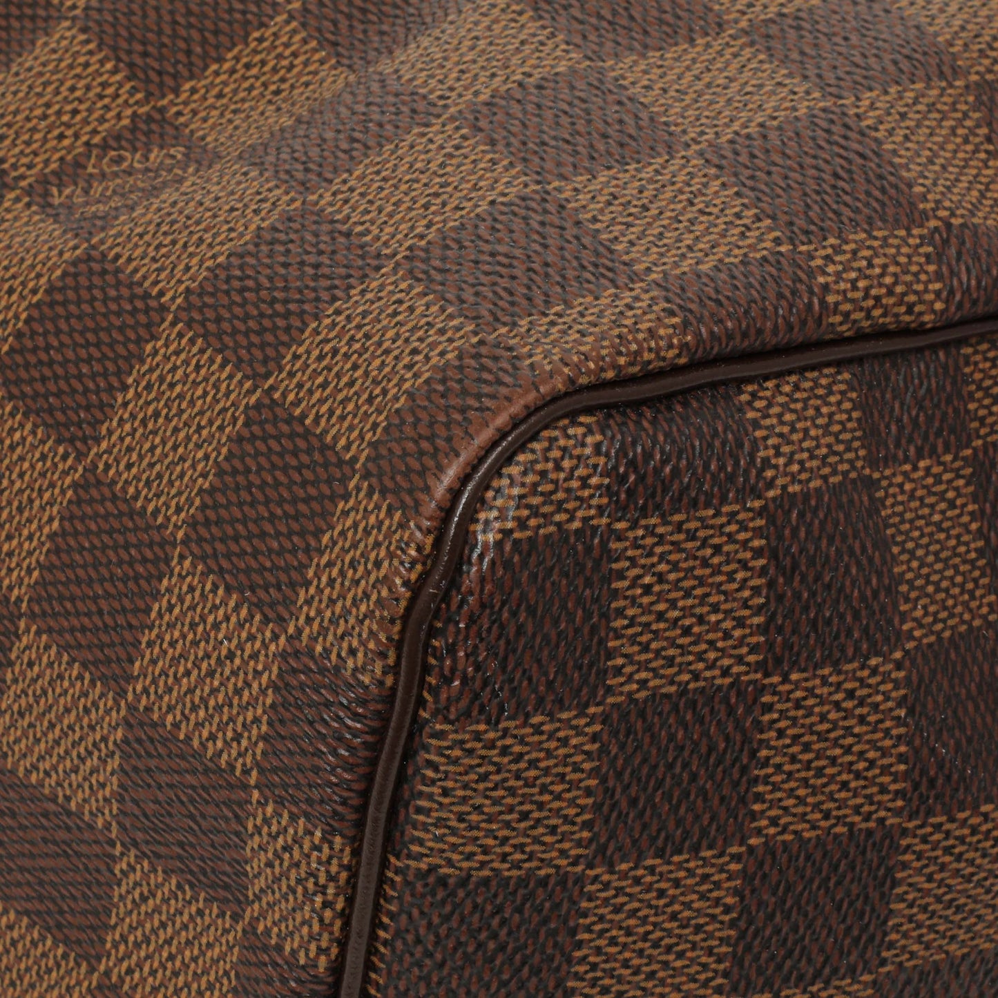 Exclusive Louis Vuitton Damier Ebene Speedy 30 — Detail View