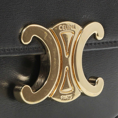 Exclusive Celine Black Shiny Calfskin Mini Claude — Alternate View 8