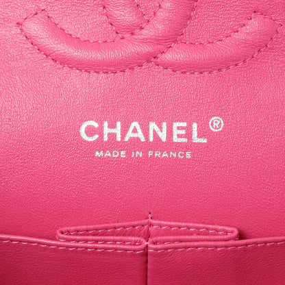 Exclusive Chanel Coral Pink Patent Medium Double Flap — Alternate View 9