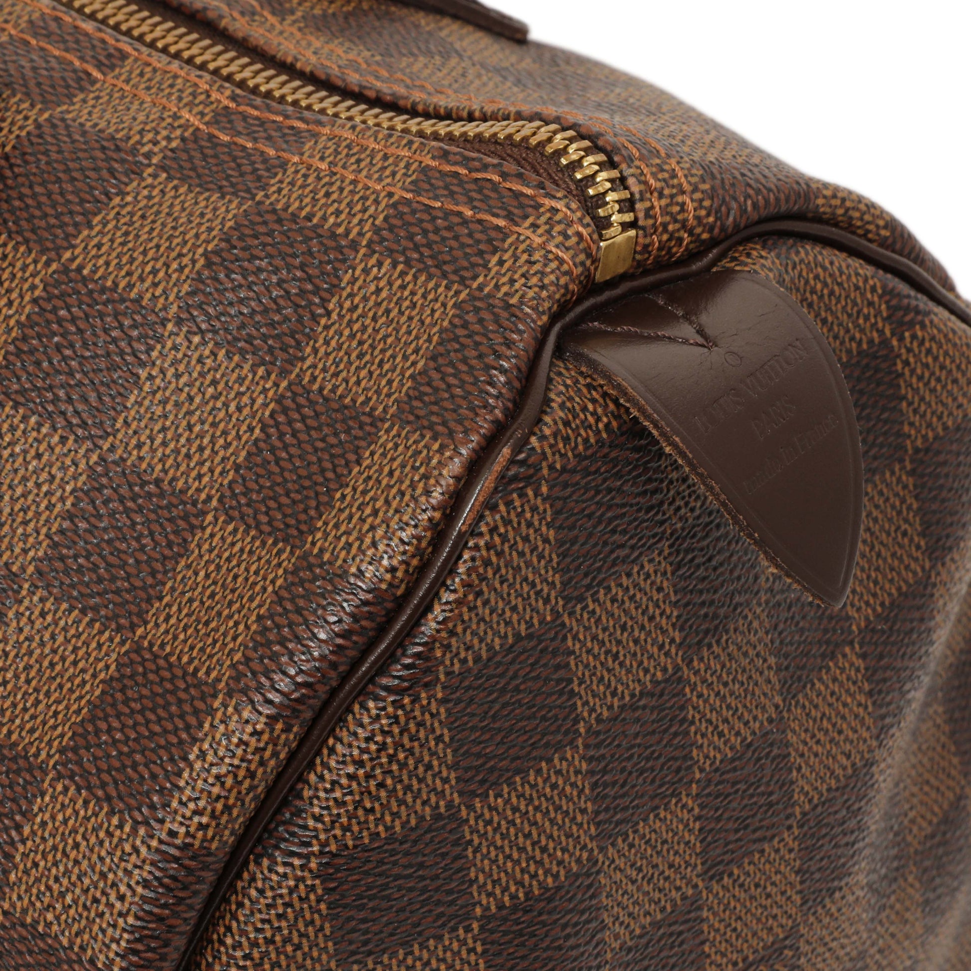 Exclusive Louis Vuitton Damier Ebene Speedy 30 — Alternate View 13