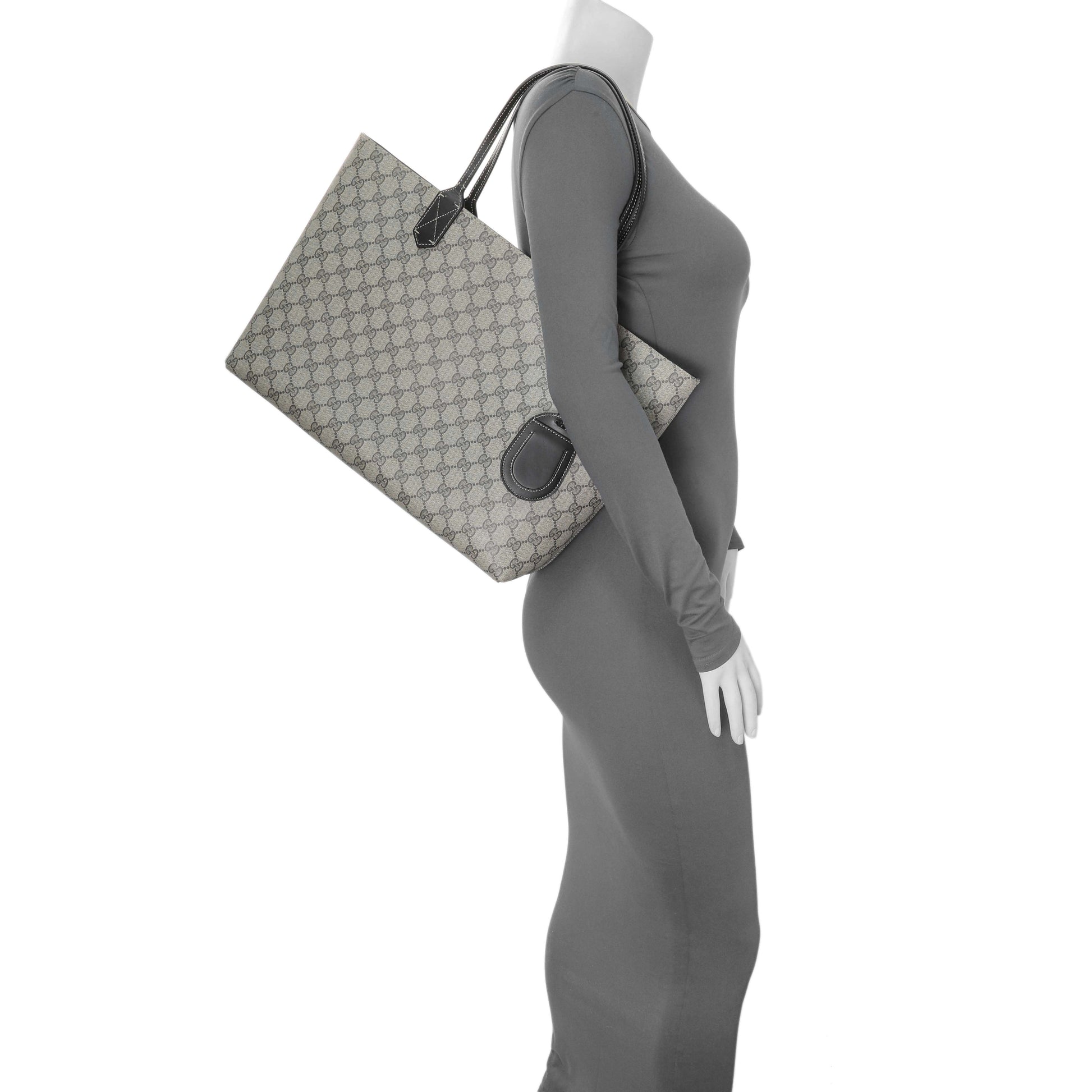 Exclusive Gucci GG Supreme Coated Canvas Reversible Medium Tote — Alternate View 7