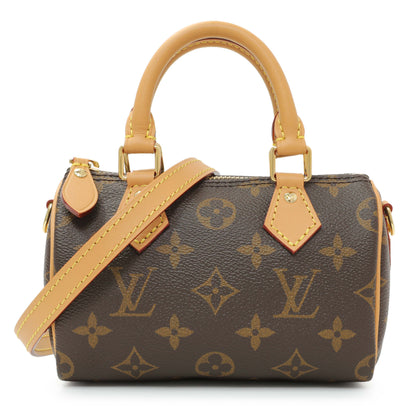 Exclusive Louis Vuitton Monogram Nano Speedy — Front View