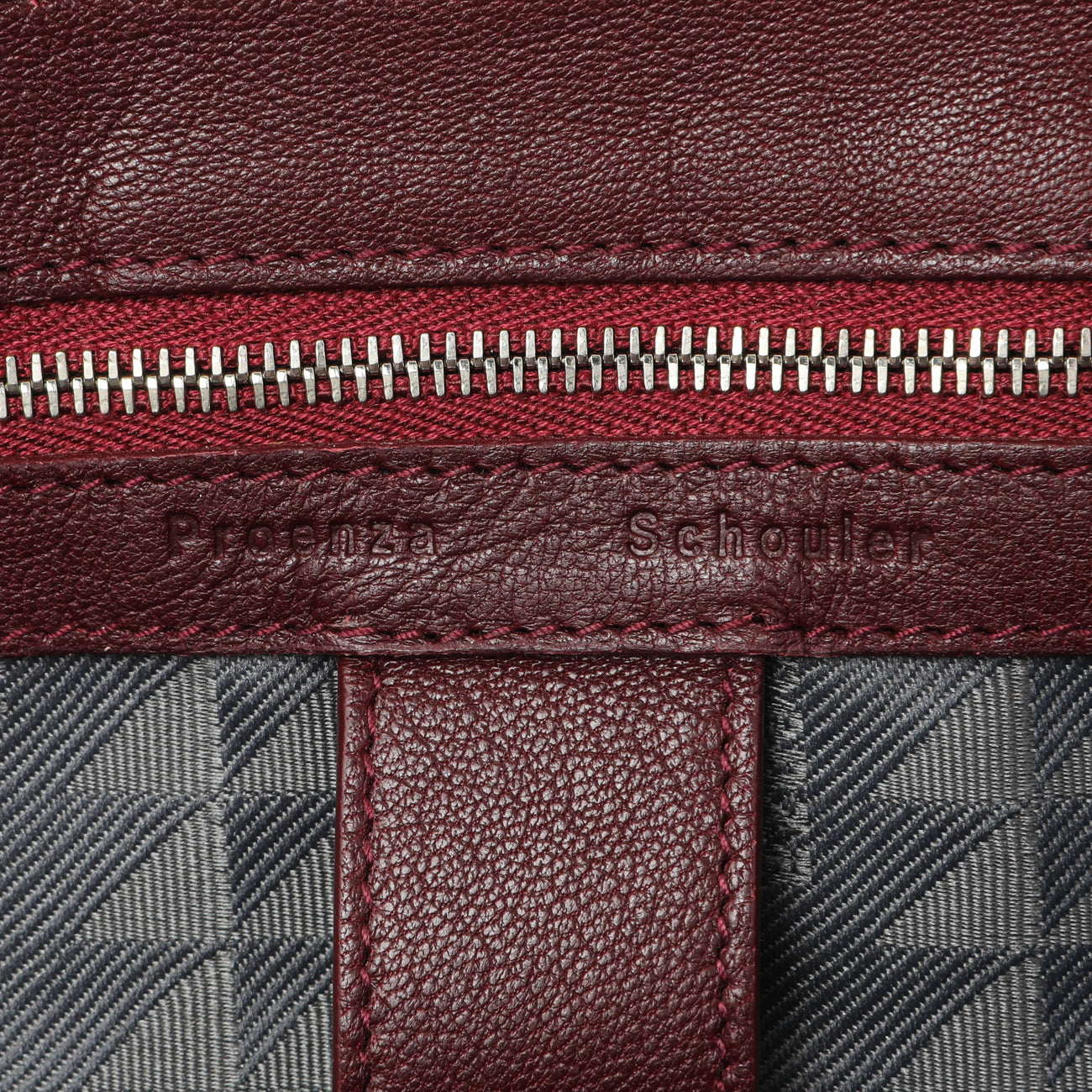 Exclusive Proenza Schouler Burgundy Lambskin Medium PS1 Satchel — Alternate View 9