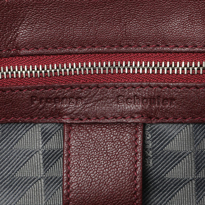 Exclusive Proenza Schouler Burgundy Lambskin Medium PS1 Satchel — Alternate View 9