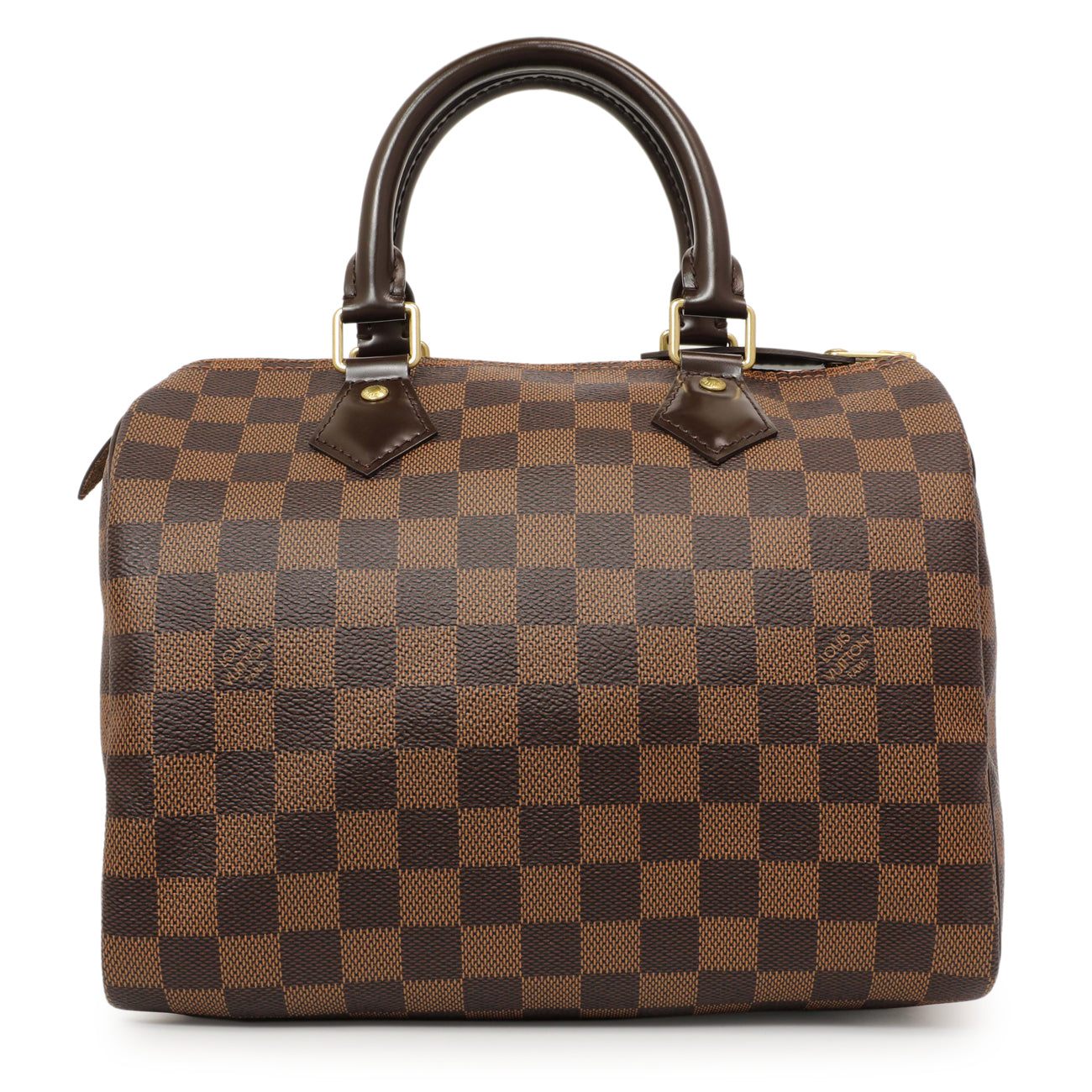 Exclusive Louis Vuitton Damier Ebene Speedy 25 — Front View