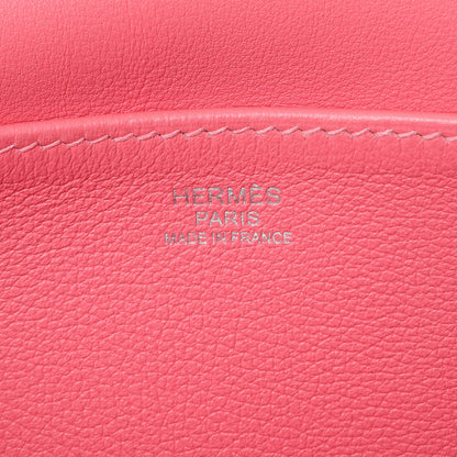 Exclusive Hermes Rose Azalee Evercolor Halzan 25 — Alternate View 9