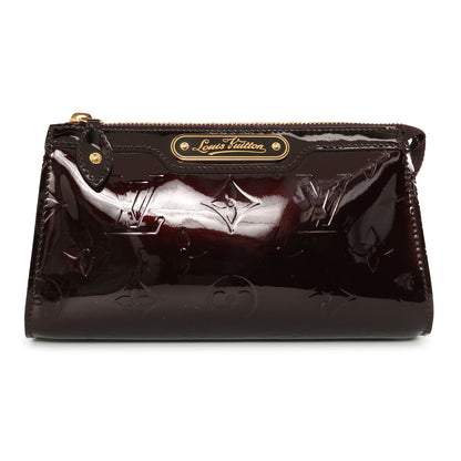 Exclusive Louis Vuitton Amarante Vernis Trousse Cosmetic Pouch — Front View