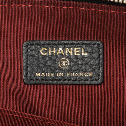 Exclusive Grained Black Quilted Calfskin Archi Chic Cosmetic Case — Alternate View 9
