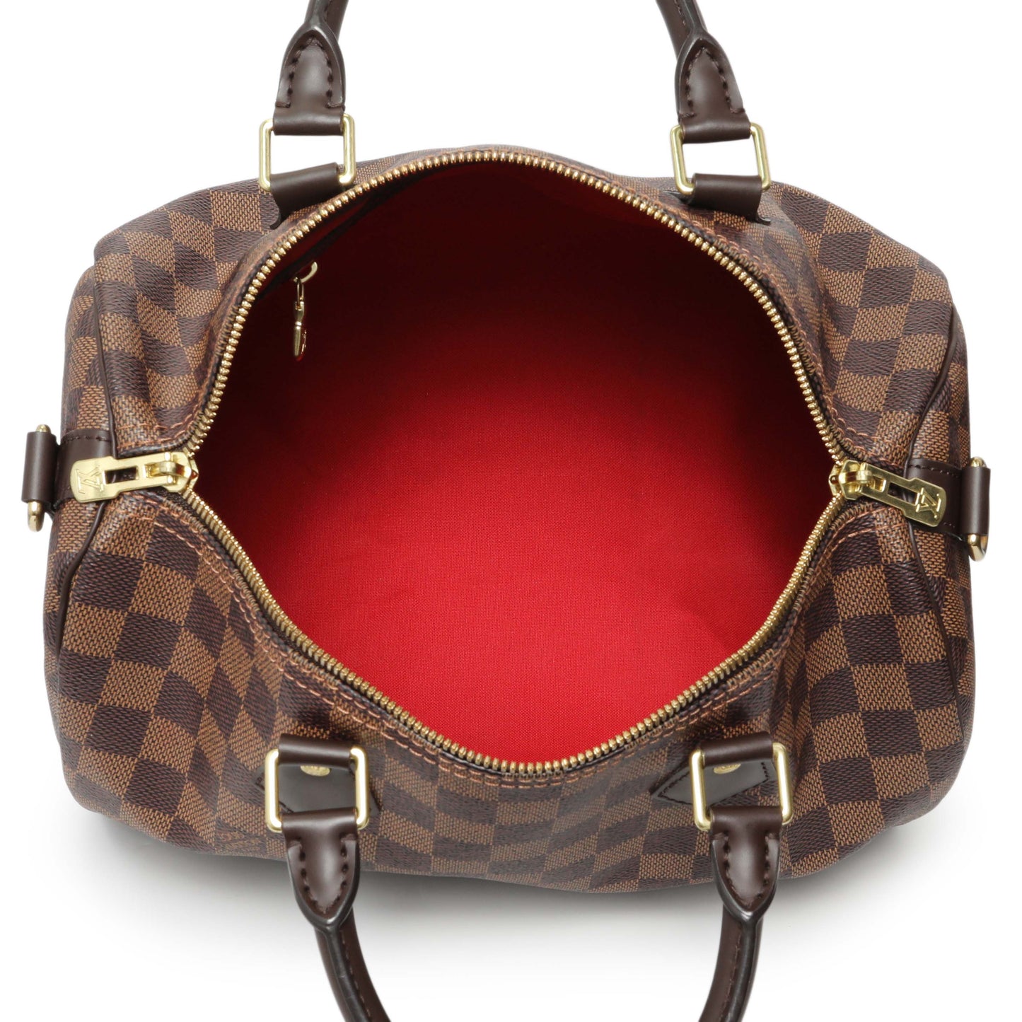 Exclusive Louis Vuitton Damier Ebene Speedy 30 Bandouliere — Alternate View 8