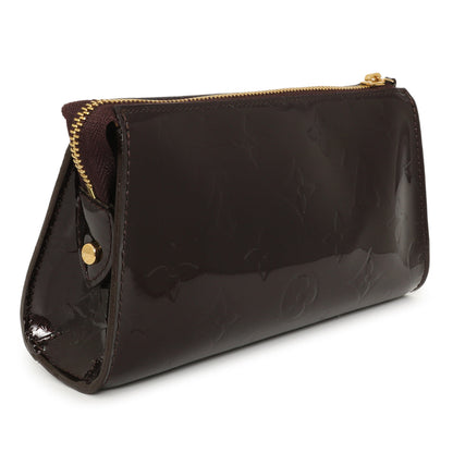 Exclusive Louis Vuitton Amarante Vernis Trousse Cosmetic Pouch — Side View