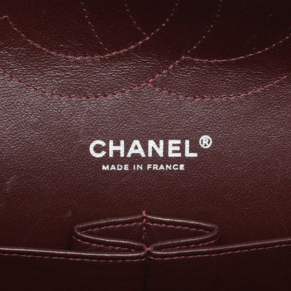 Exclusive Chanel Black Quilted Lambskin Jumbo Double Flap — Alternate View 9