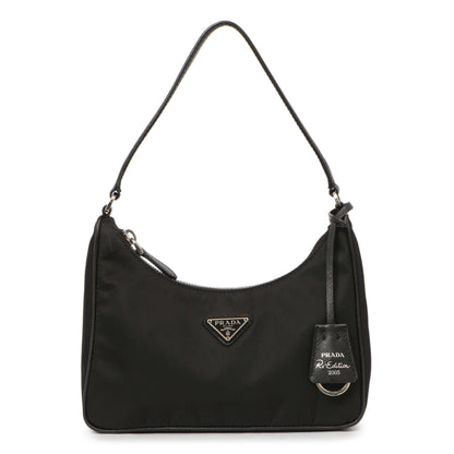 Exclusive Prada Black Re-Nylon Mini Re-Edition 2005 — Front View