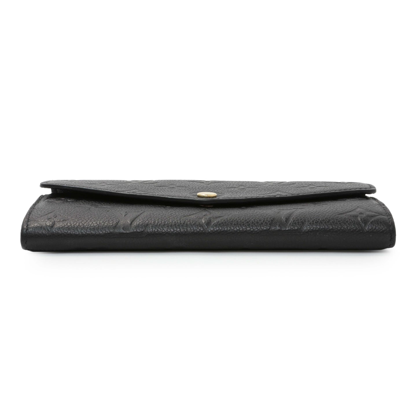 Exclusive Louis Vuitton Black Monogram Empreinte Sarah Wallet — Back View